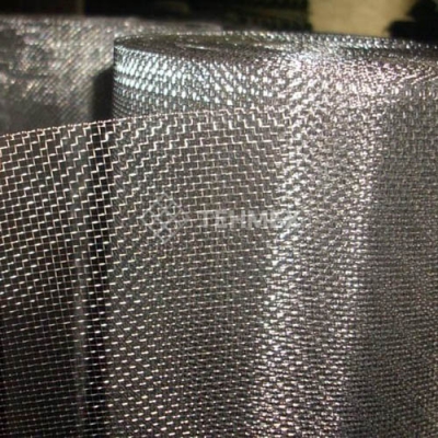  Сетка тканая нержавеющая проволочная с квадратными ячейками 8x1.2 мм 08Х18Н10Т ГОСТ 3826-82