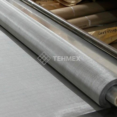  Сетка тканая нержавеющая микронная 056x04 мм 03Х18Н10Т-ВИ ТУ 14-4-507-99