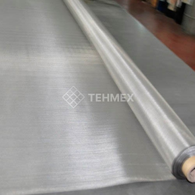  Сетка тканая нержавеющая микронная 0.16x0.12 мм 03Х18Н10Т-ВИ ТУ 14-4-507-99