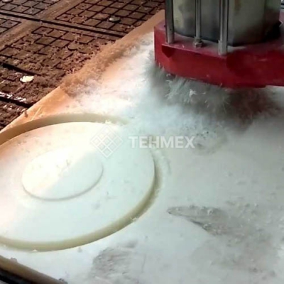  Фрезерование прямых и наклонных плоскостей капролон