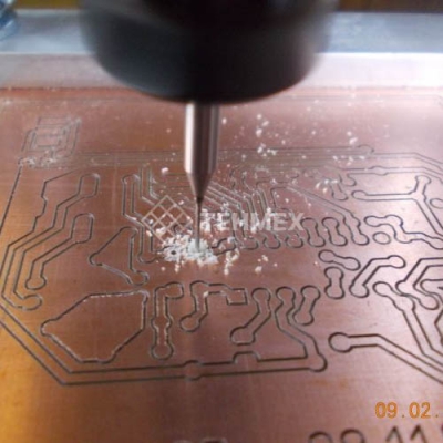  Фрезерование печатных плат из текстолита