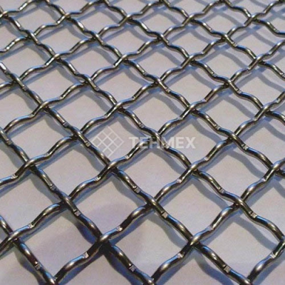  Сетка рифленая из нержавеющей проволоки 20x2.5 мм ТУ 1276-003-38279335-2013