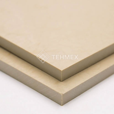  Полиэфирэфиркетон ПЭЭК пластина 80x300x300 мм TECAPEEK ELS nano