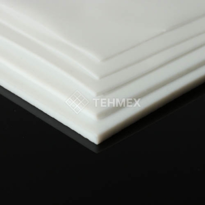  Политетрафторэтилен пластина 40x1000x1000 мм TECAFLON PTFE