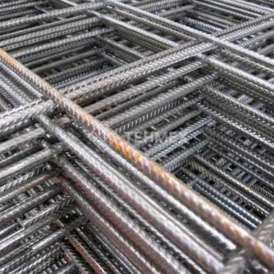  Сетка сварная арматурная неоцинкованная арматура А3 в картах 200x200x6 мм ГОСТ 23279-85