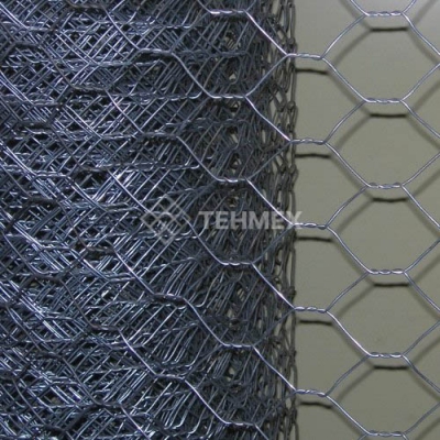  Сетка крученая неоцинкованная в рулонах 25x25x0.6 мм