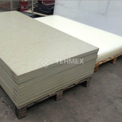  Листовой полипропилен серый с пленкой 30x1500x3000 мм